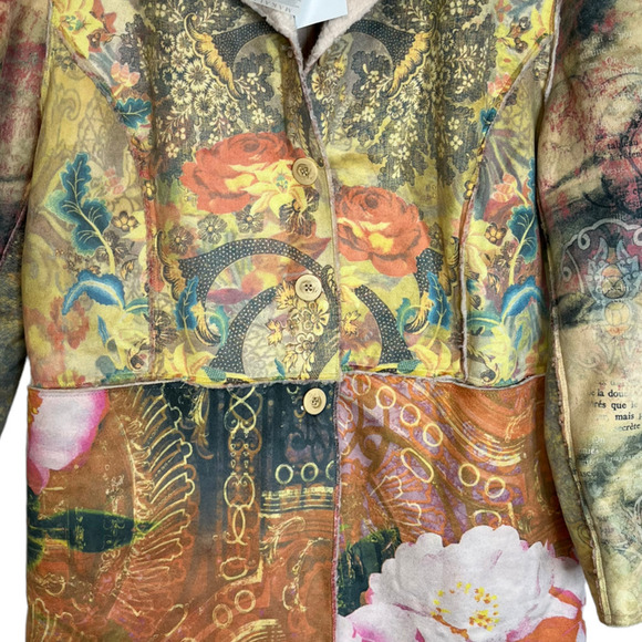 Alberto Makali XL NWT Boho Patchwork Coat - Picture 7 of 9